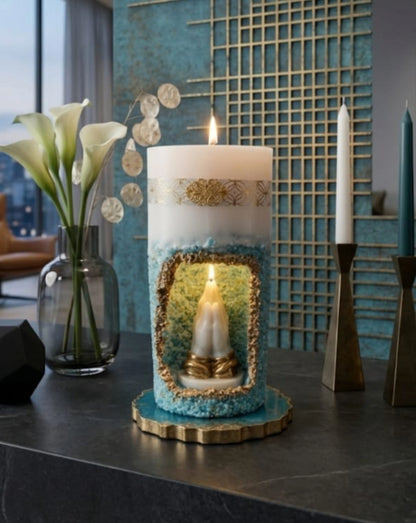 Hands of Prayer Candle